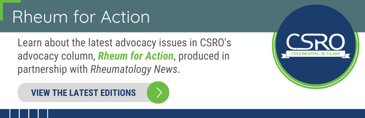 CSRO Rheumotology for Action